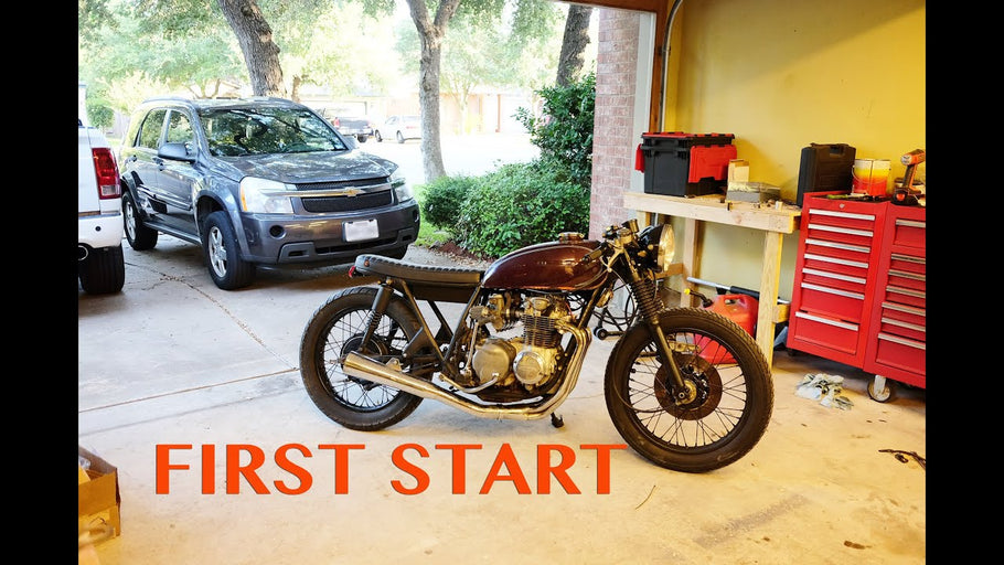 First Start! CB550 Build Update