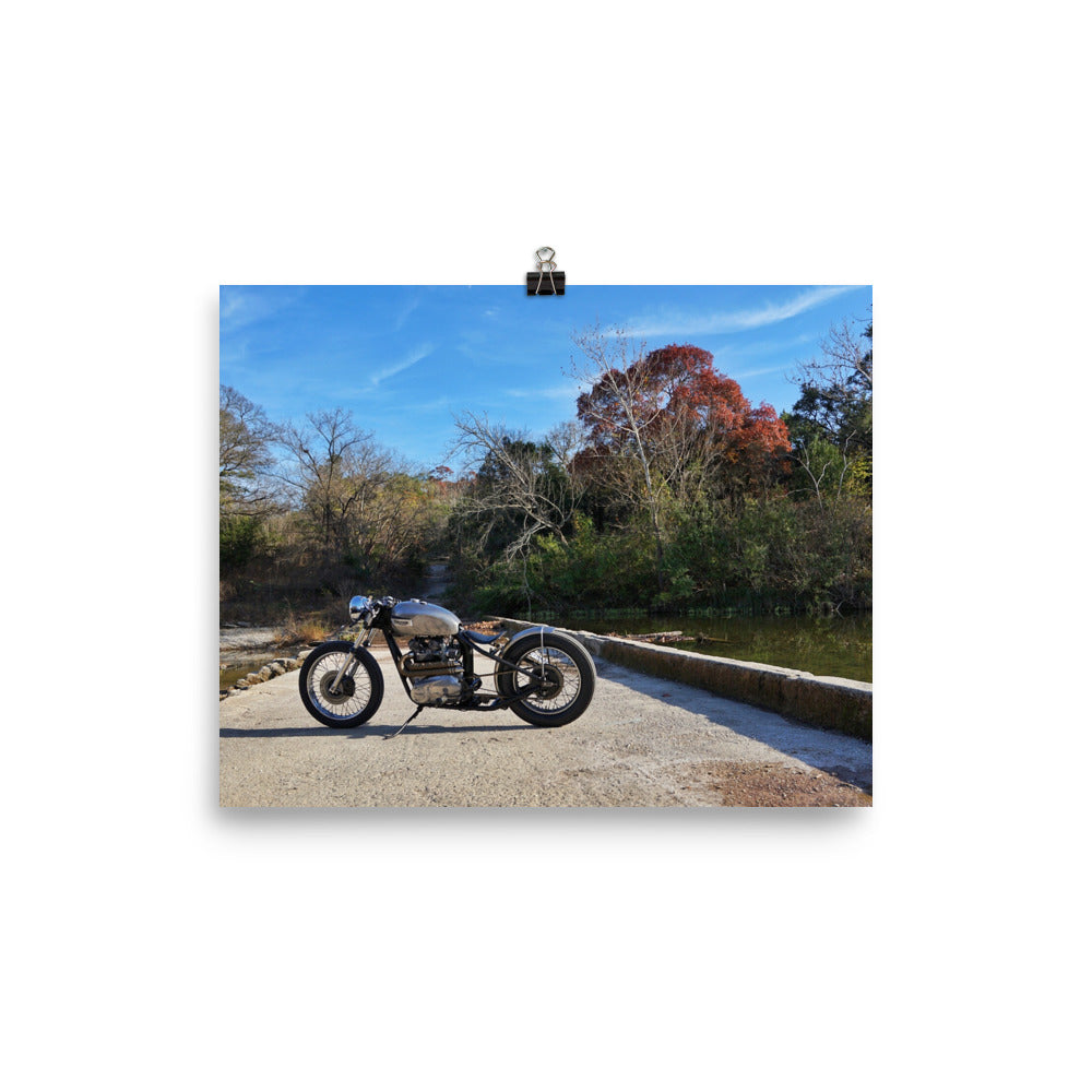 Triumph Bobber Print 8X10